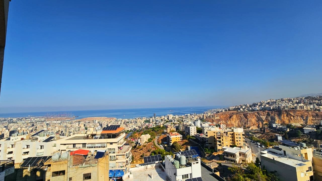 Ref (TK59.A.393)Sea view 3 Master bedrooms duplex for sale in FANAR + Terrace
155m + 35m Terrace
4th floor
3 Master bedrooms 
4 bathrooms 
Living room
Dining room 
Panoramic sea view
Underdroun parking 
Chauffage and Ac setup
Cave
Exellent finishing
Price: 240000 $ + commission 
